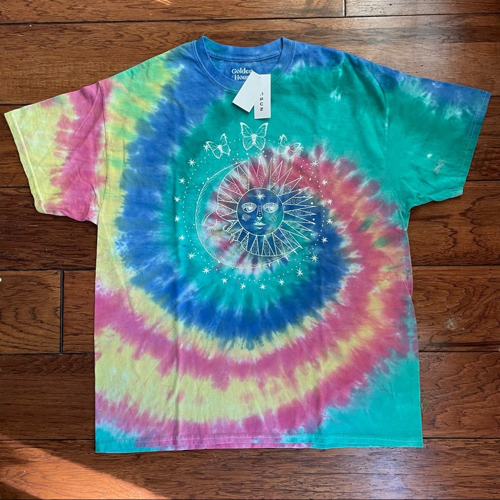 PacSun Sun and Moon Celestial T-Shirt Oversized Fit